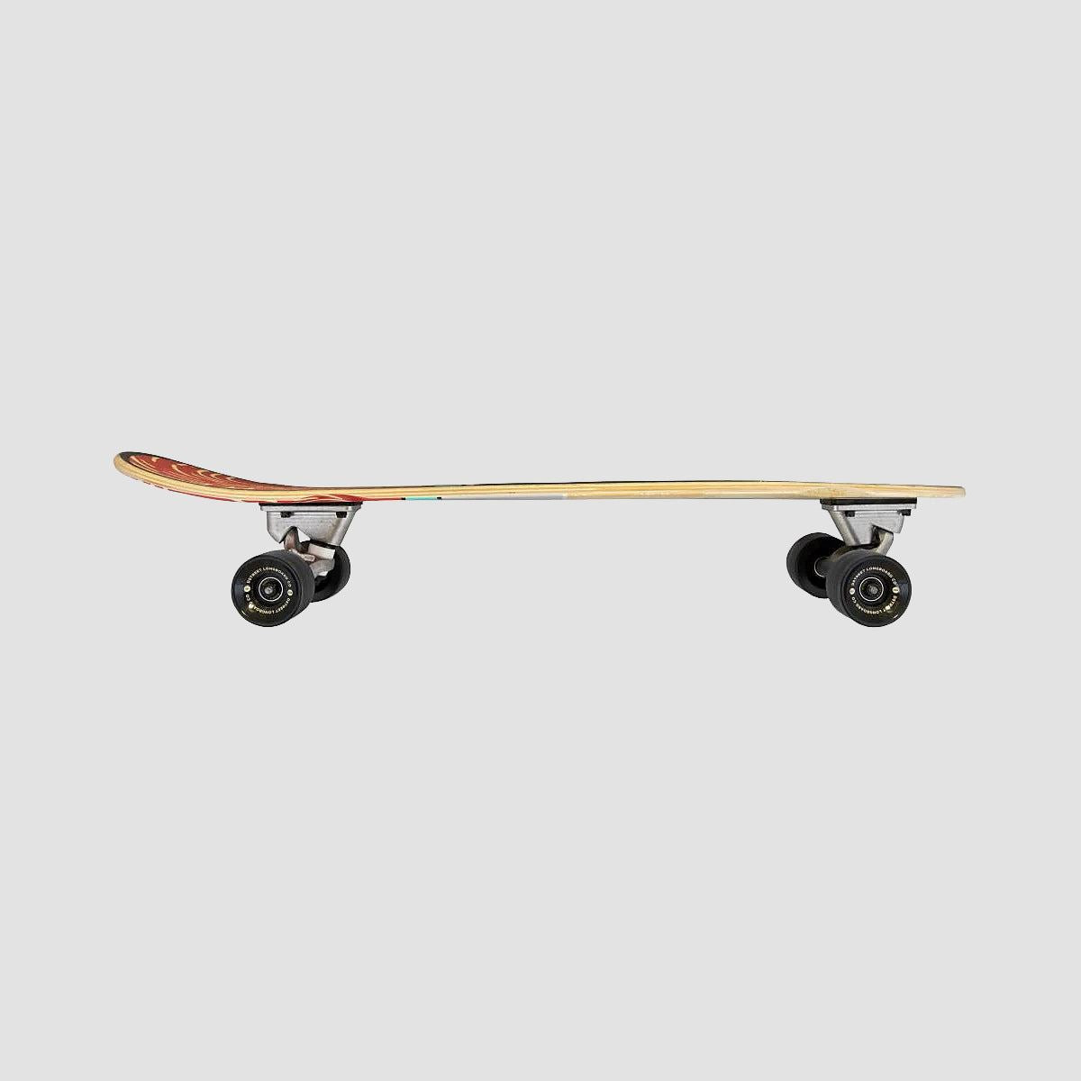 D Street Surfskate Mission Cruiser Skateboard Natural/Red - 32"