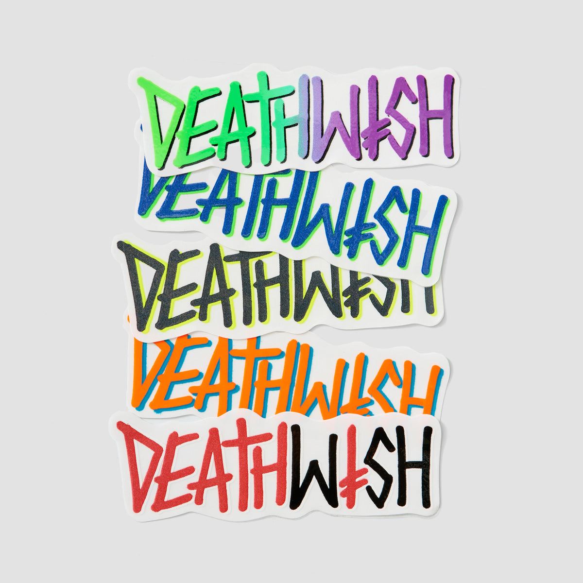 Deathwish Deathspray Sticker Assorted Colours 160x55mm