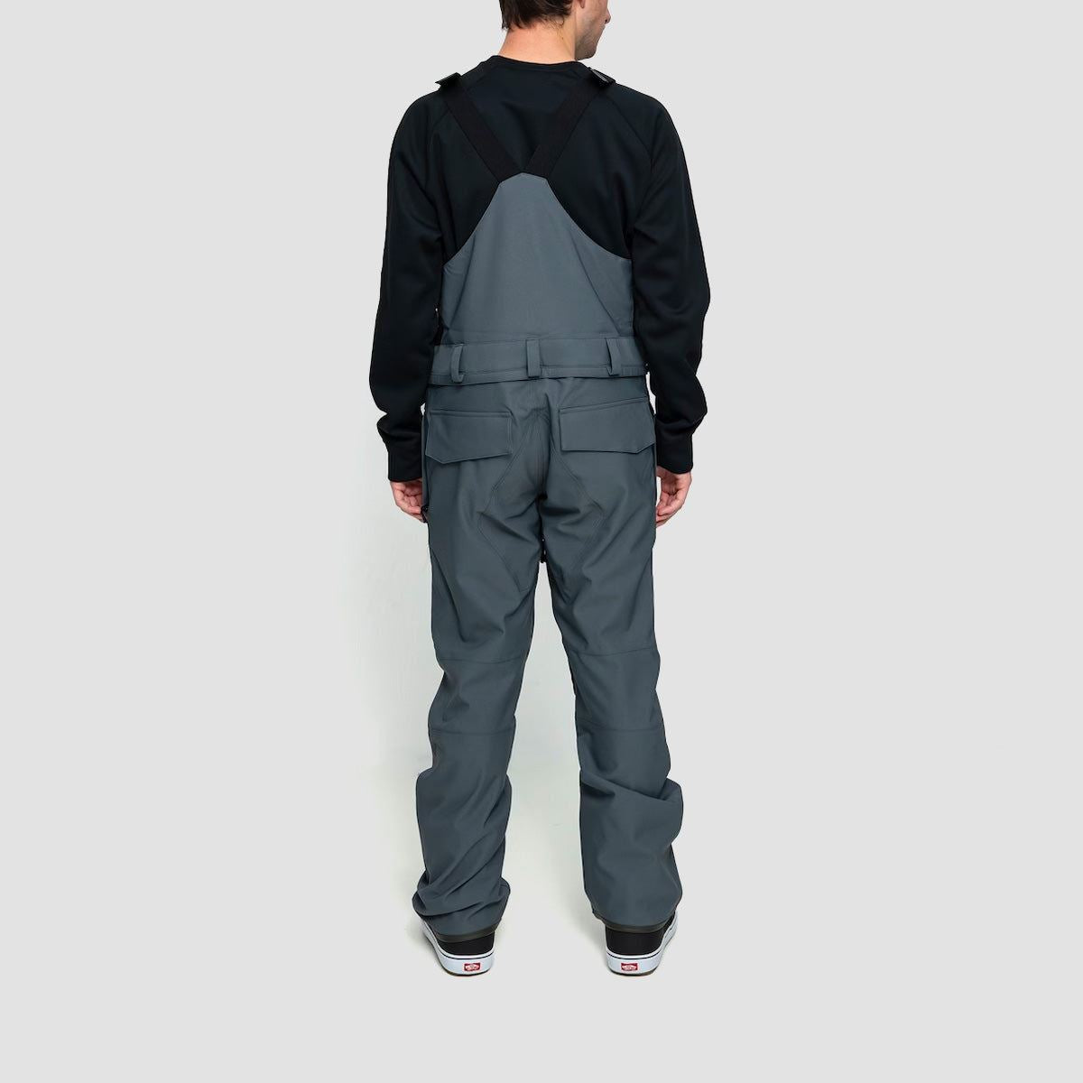 Volcom Roan Bib Snow Pants Dark Grey