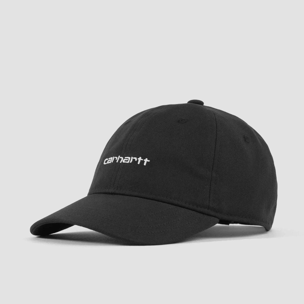 Carhartt WIP Canvas Script Cap Black/White - Unisex