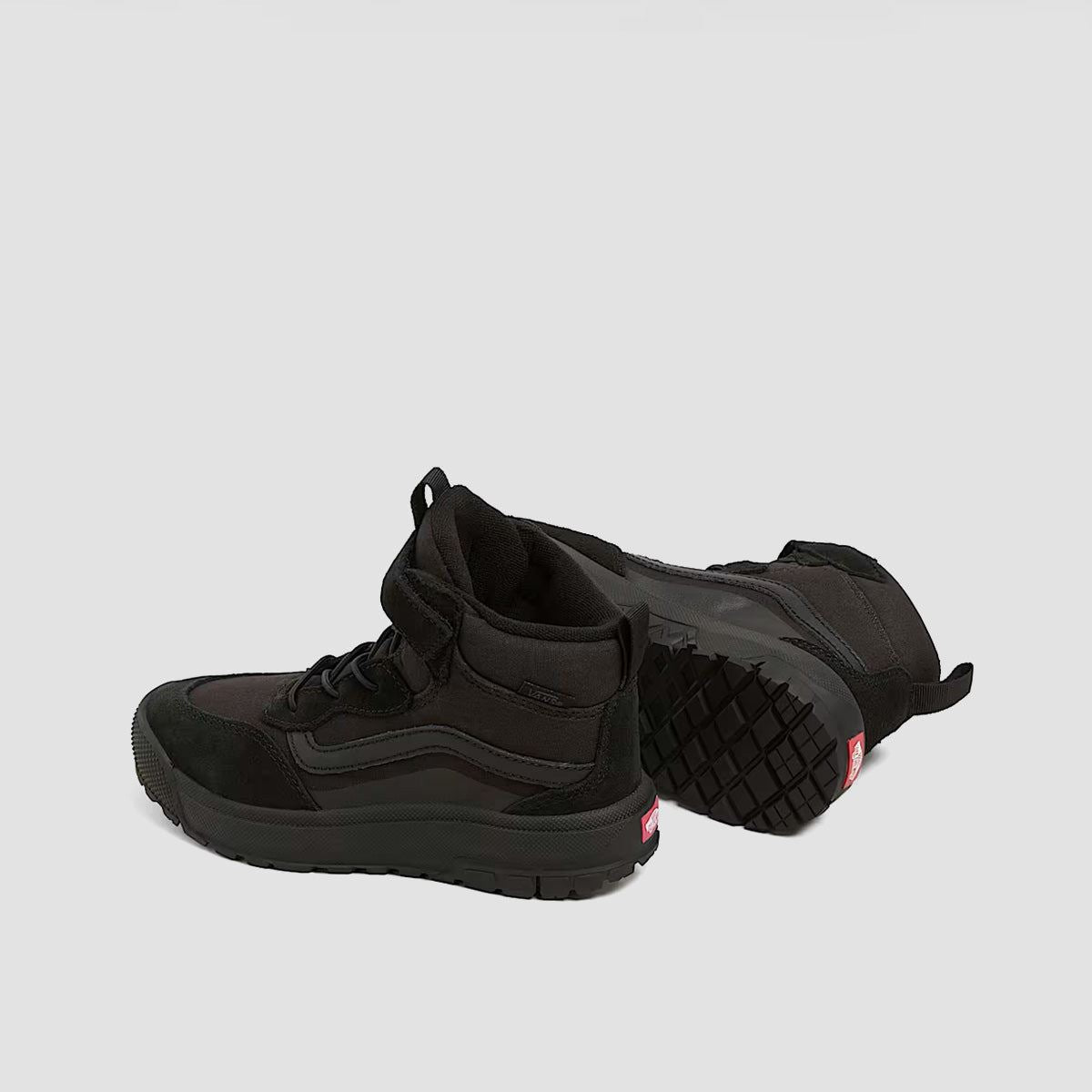 Vans MTE Mini Crest High Top Shoes - Black/Black - Kids