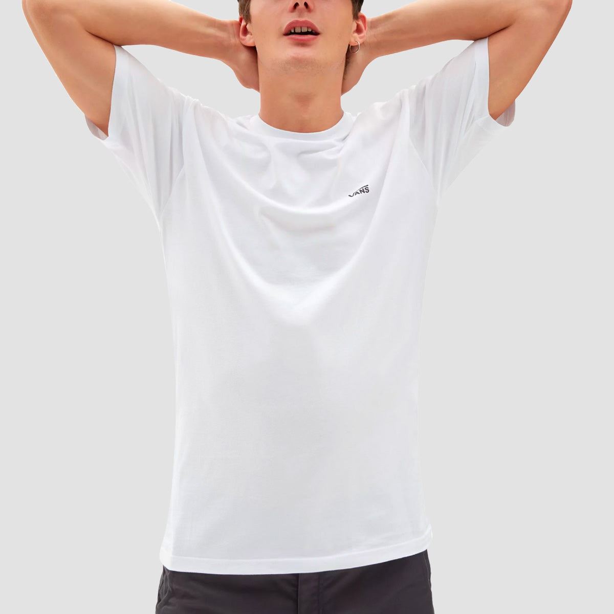 Vans Left Chest Logo T-Shirt White/Black