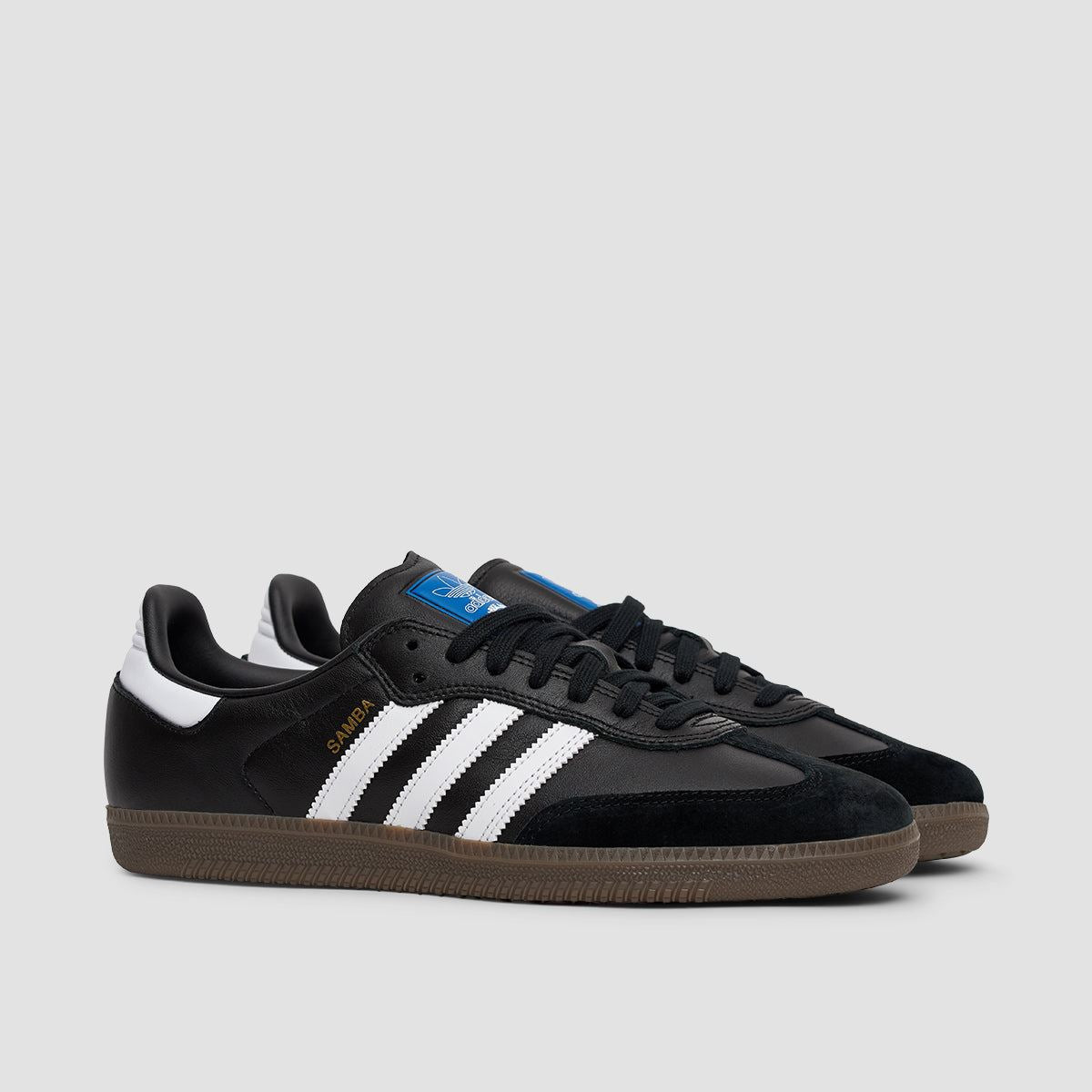 adidas Samba ADV Core Black/Footwear White/Gold Metallic