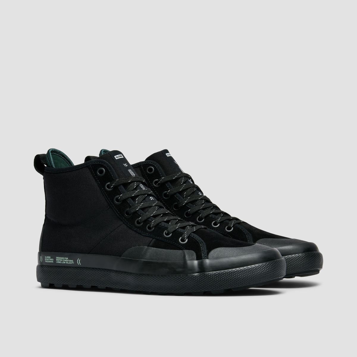 Globe Los Angered II Winter High Top Shoes - Black/Summit