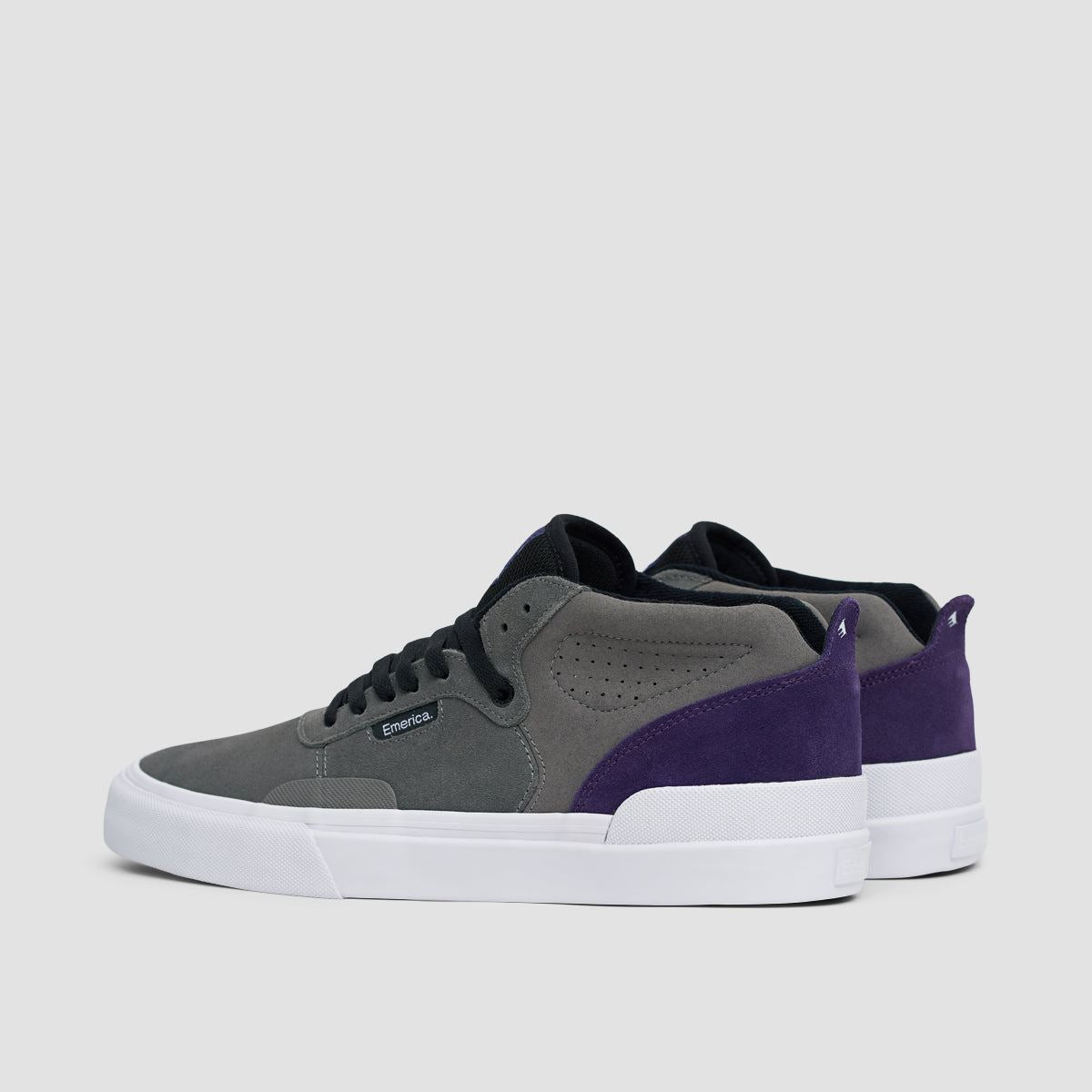 Emerica Pillar Shoes - Grey/Purple