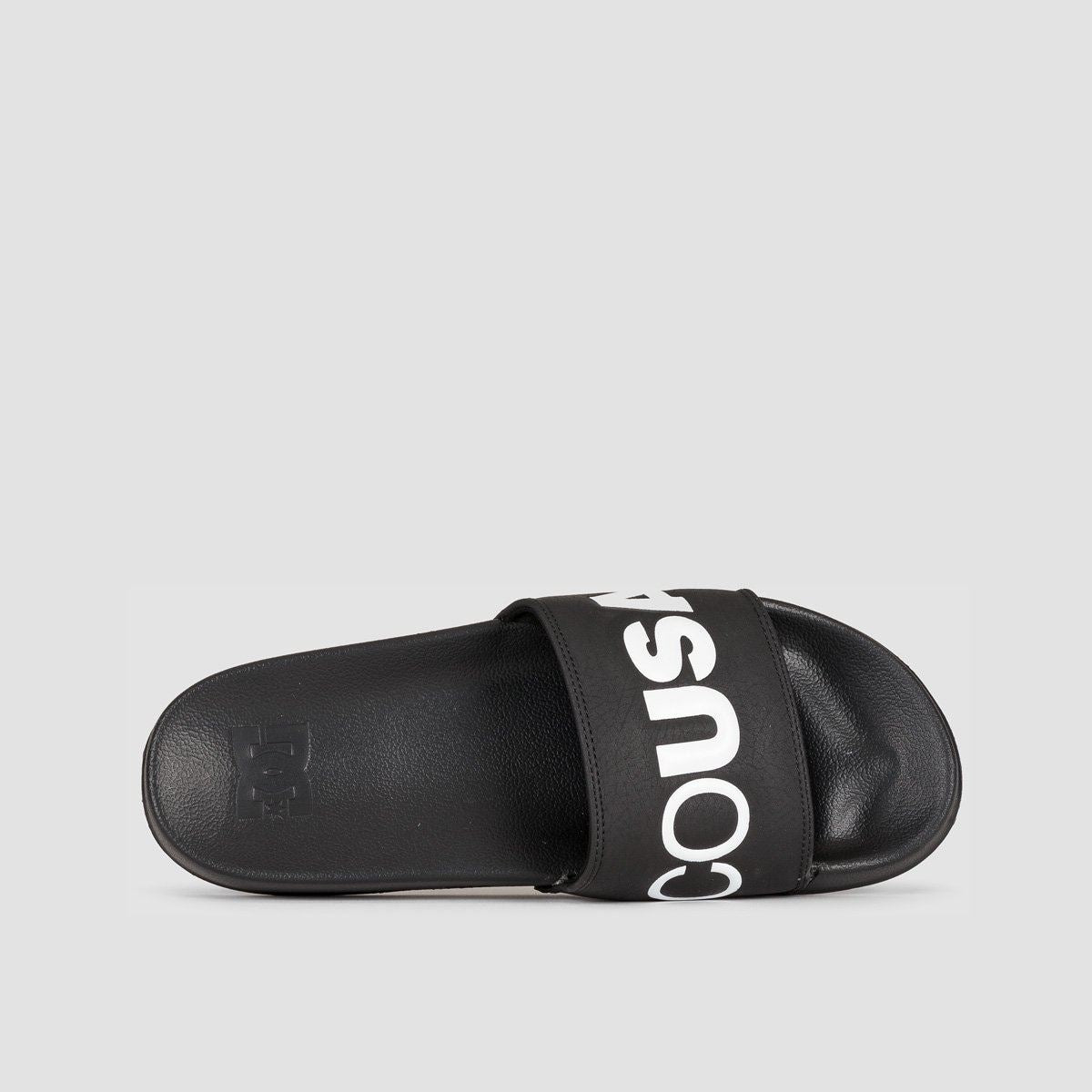 DC Slide Sliders Black/White