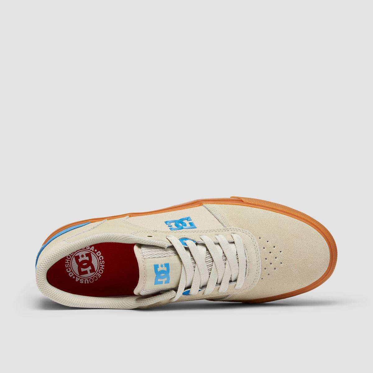 DC Teknic S Shoes - White/Gum