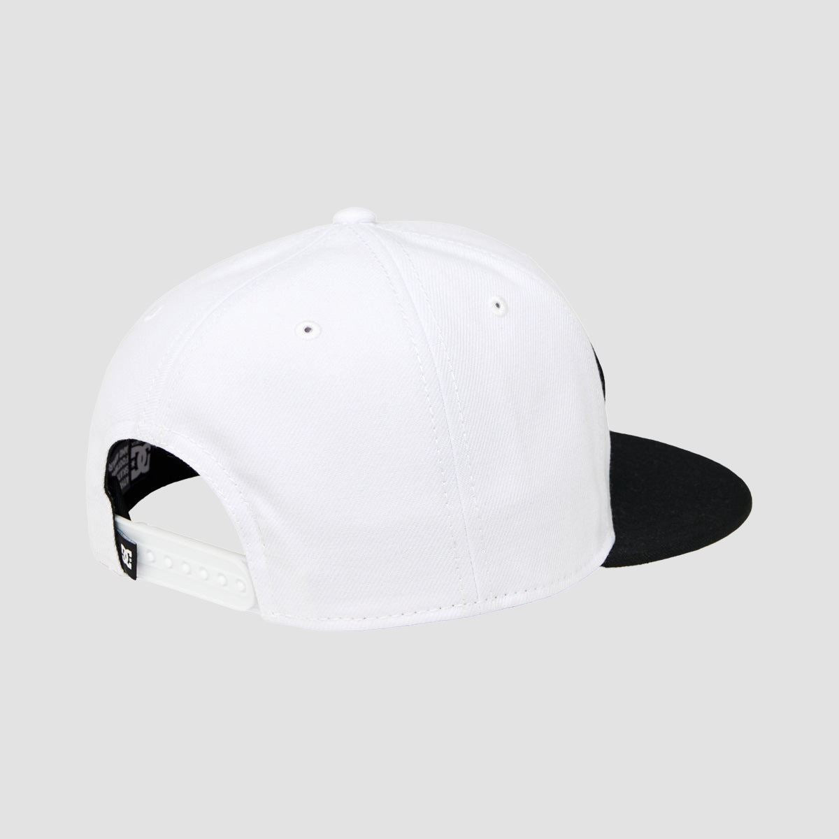 DC Double That Snapback Cap Bright White