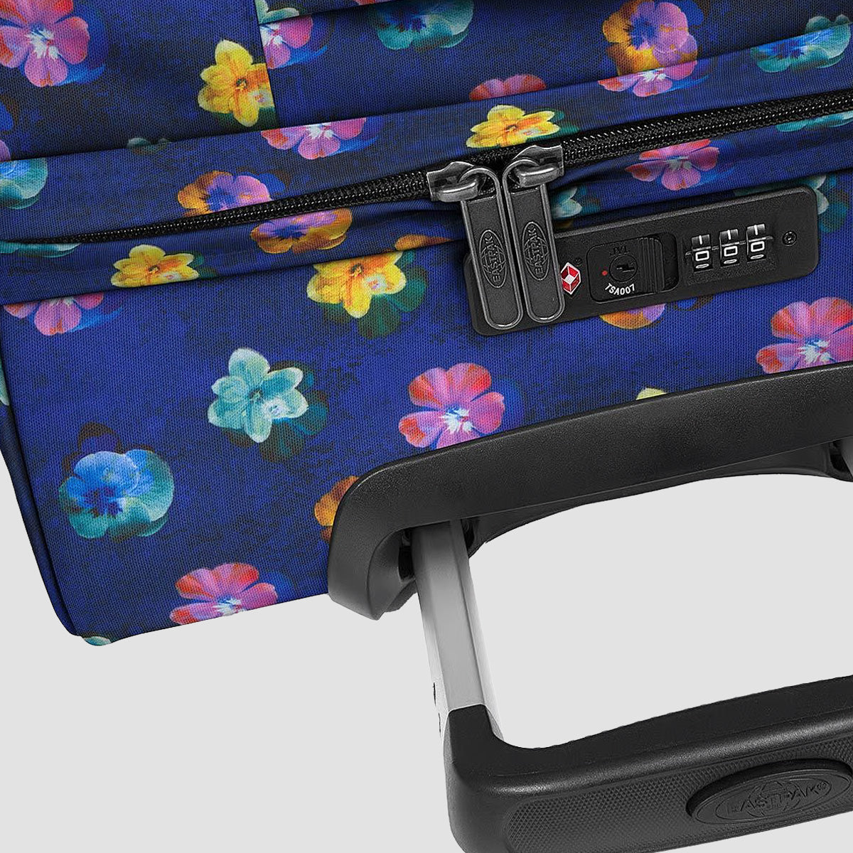 Eastpak Transit'r L 121L Wheeled Suitcase Flower Blur Navy
