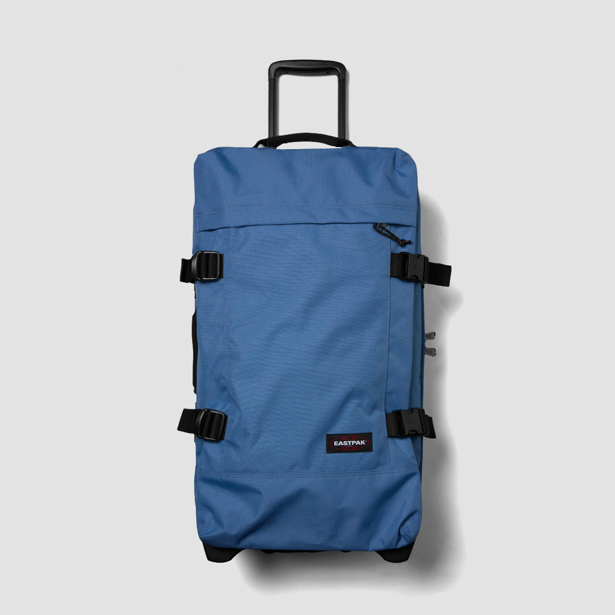 Eastpak Tranverz M 78L Wheeled Suitcase Blue Bouncing