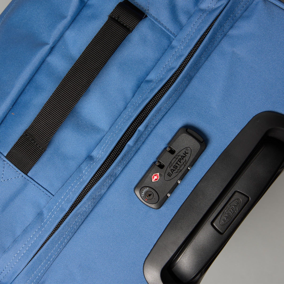 Eastpak Tranverz M 78L Wheeled Suitcase Blue Bouncing