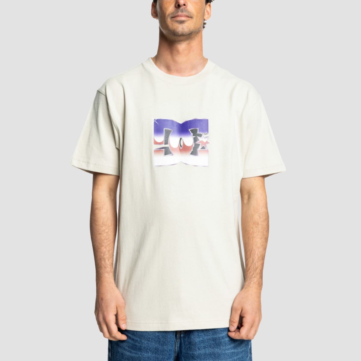 DC Metallic Star T-Shirt Pelican