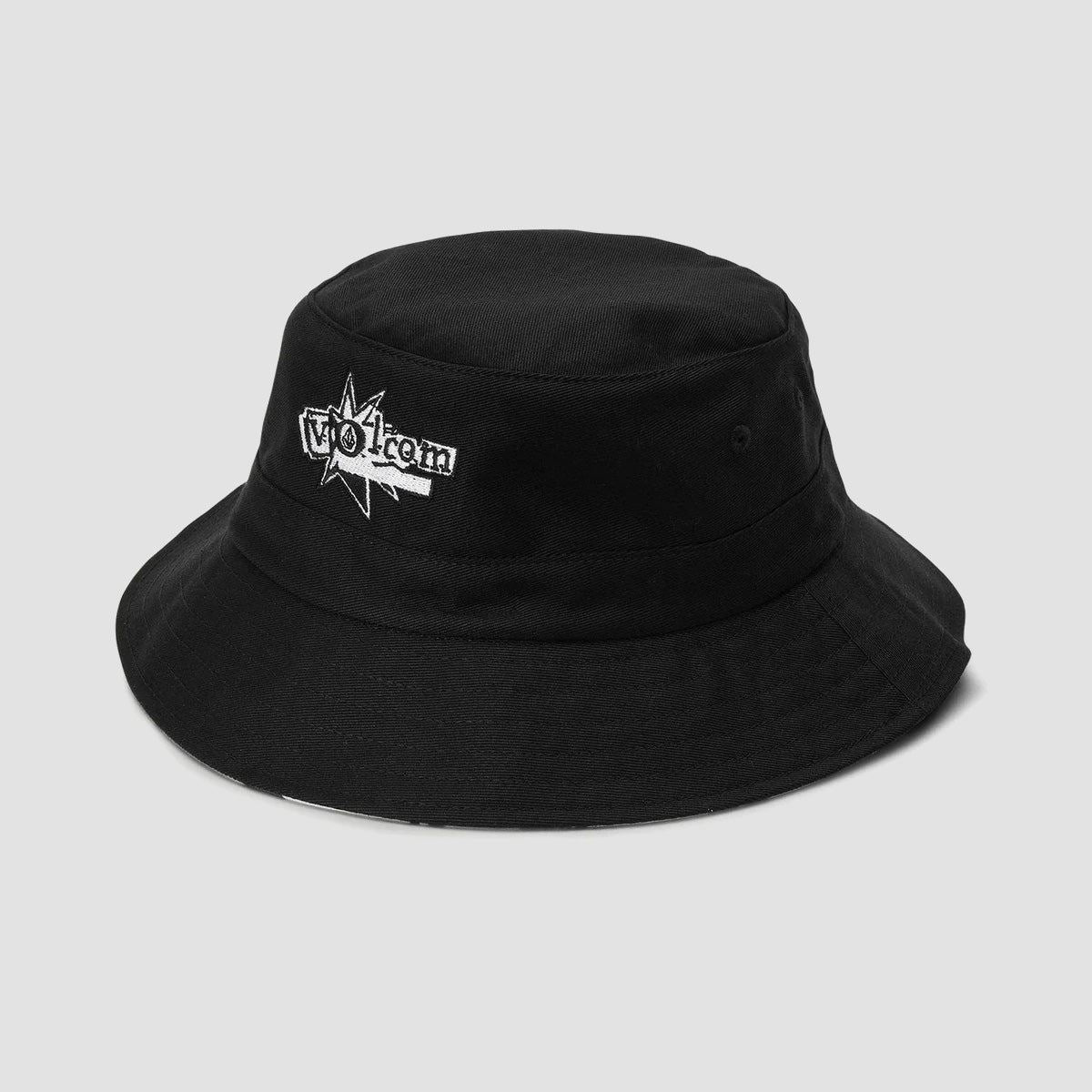 Volcom Ent Flyer Reversible Bucket Hat Black Combo