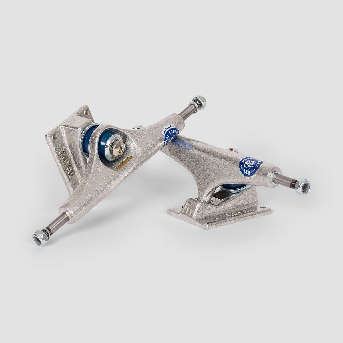 Royal Inverted Kingpin 149 Skateboard Trucks 1 Pair Raw - 8.5"