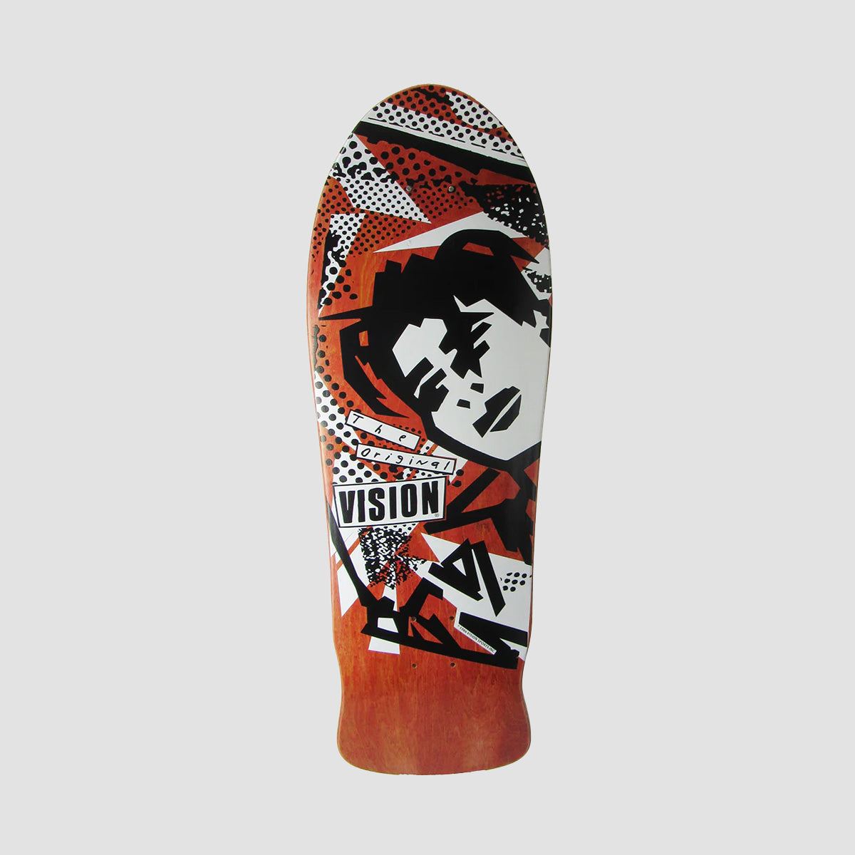 Vision MG Modern Concave Skateboard Deck Orange Stain - 10"