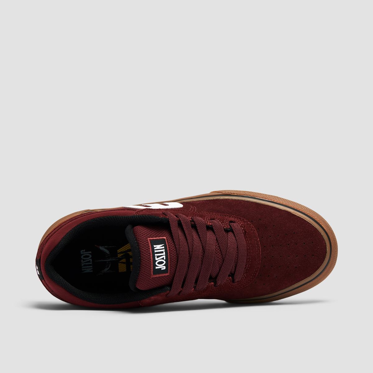 Etnies Joslin Vulc Shoes - Burgundy/Gum