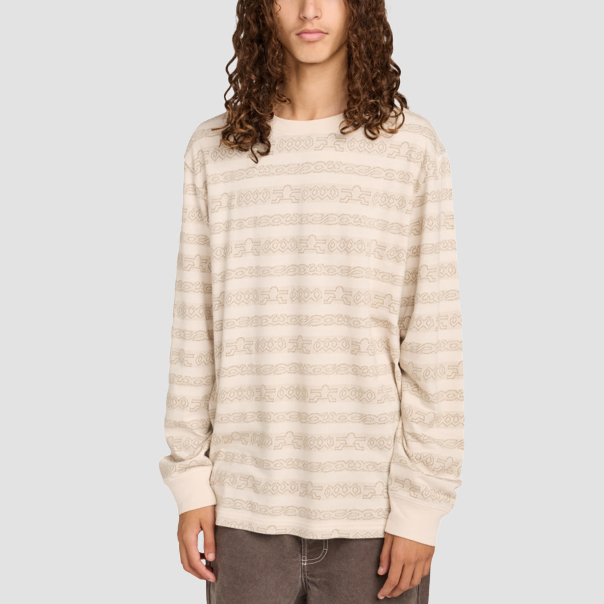 Element 4 Wheels Unity Longsleeve T-Shirt Oatmilk/Aluminum