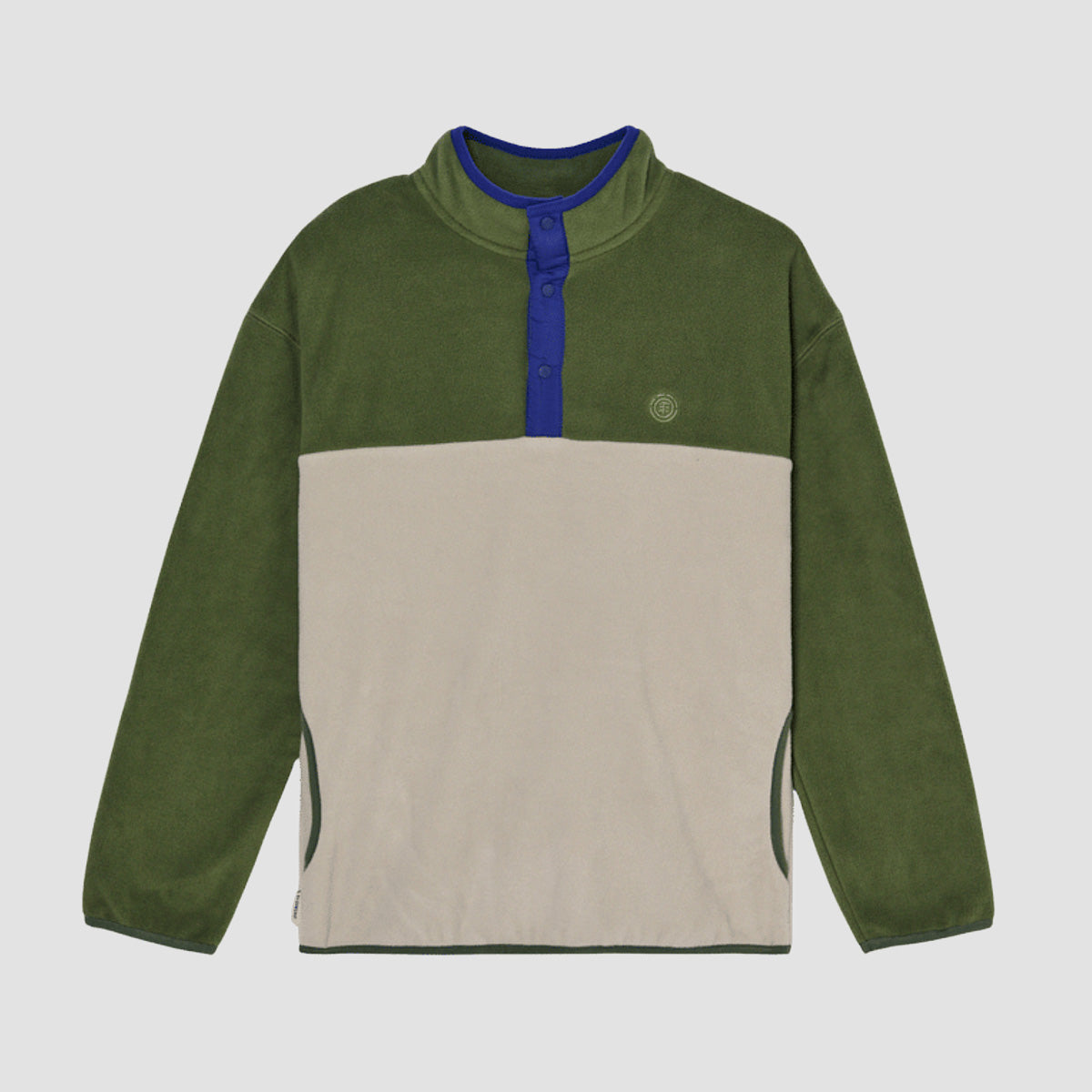 Element Abenaki Polar Snap Fleece Jacket Bronze Green - Kids