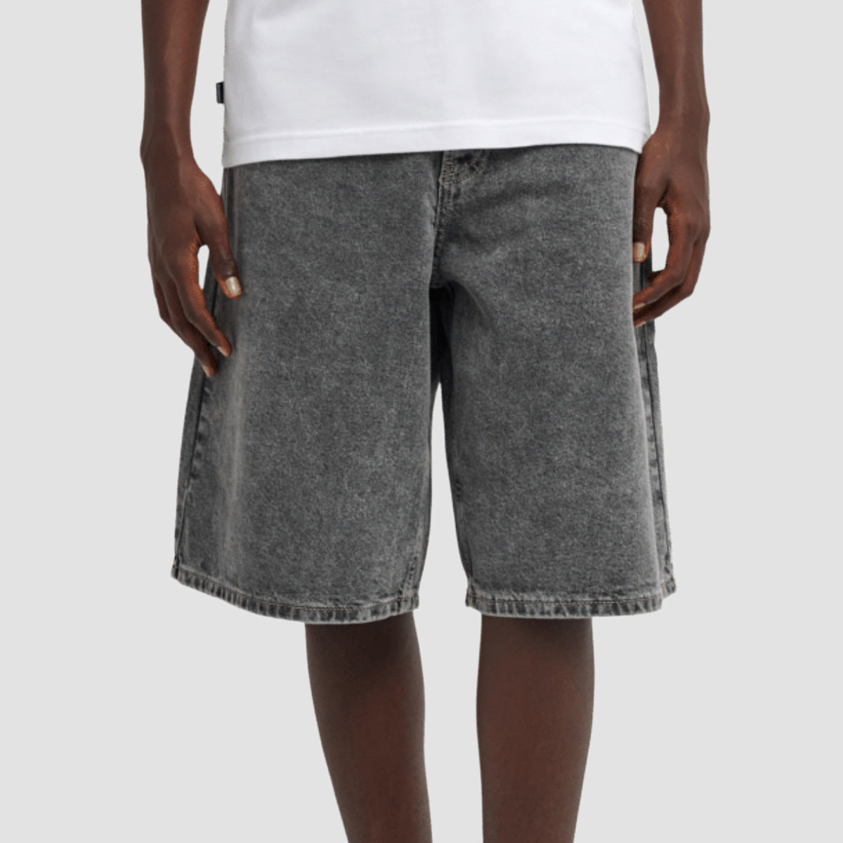 Element Big 5 Denim Shorts Mid Grey Tint