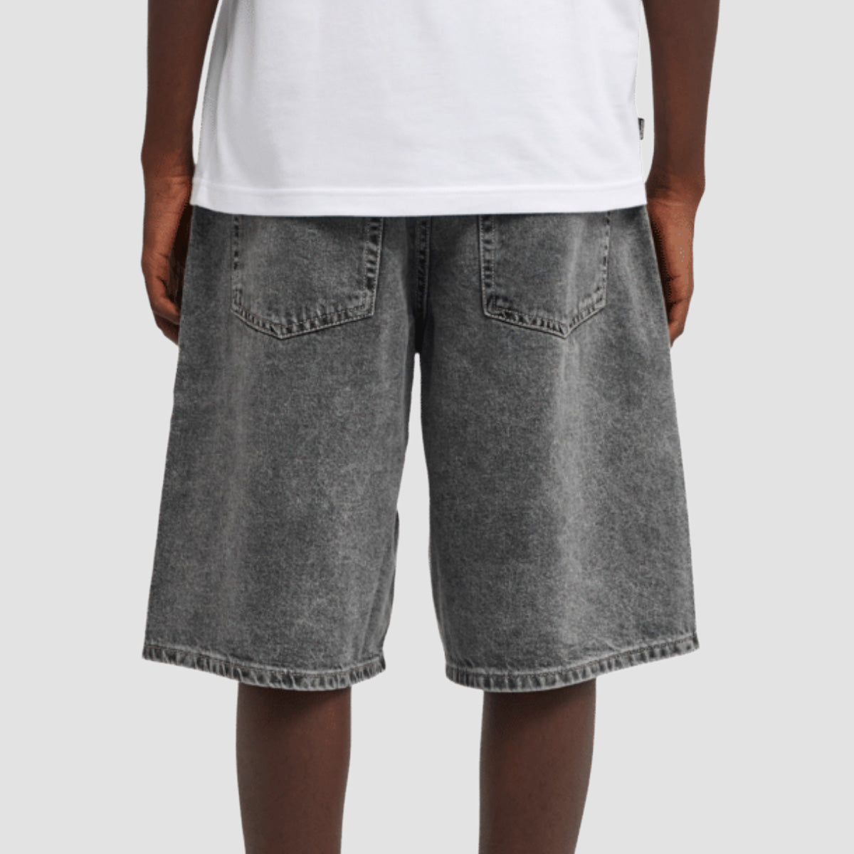 Element Big 5 Denim Shorts Mid Grey Tint