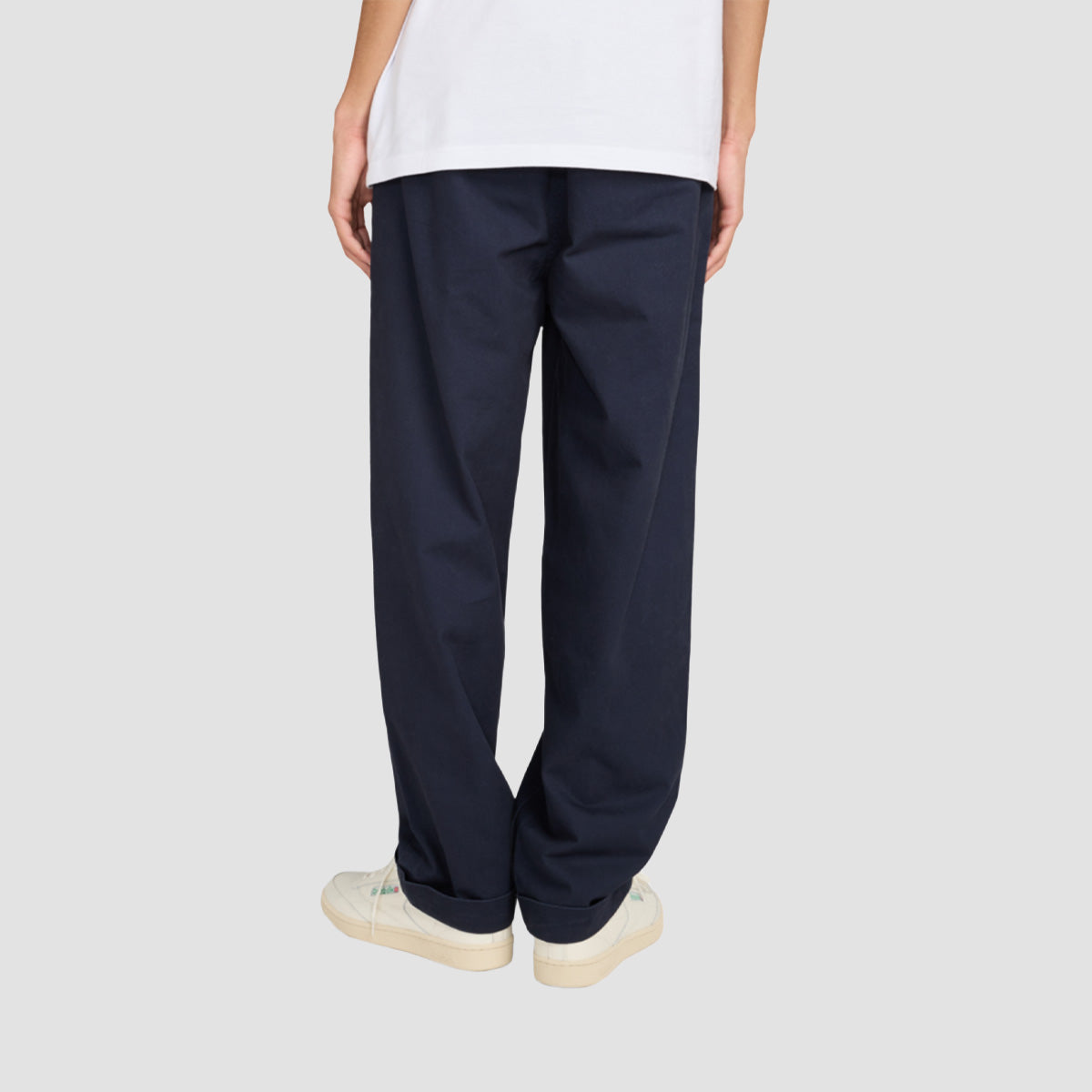 Element Big Pleat Chino Pants Eclipse Navy