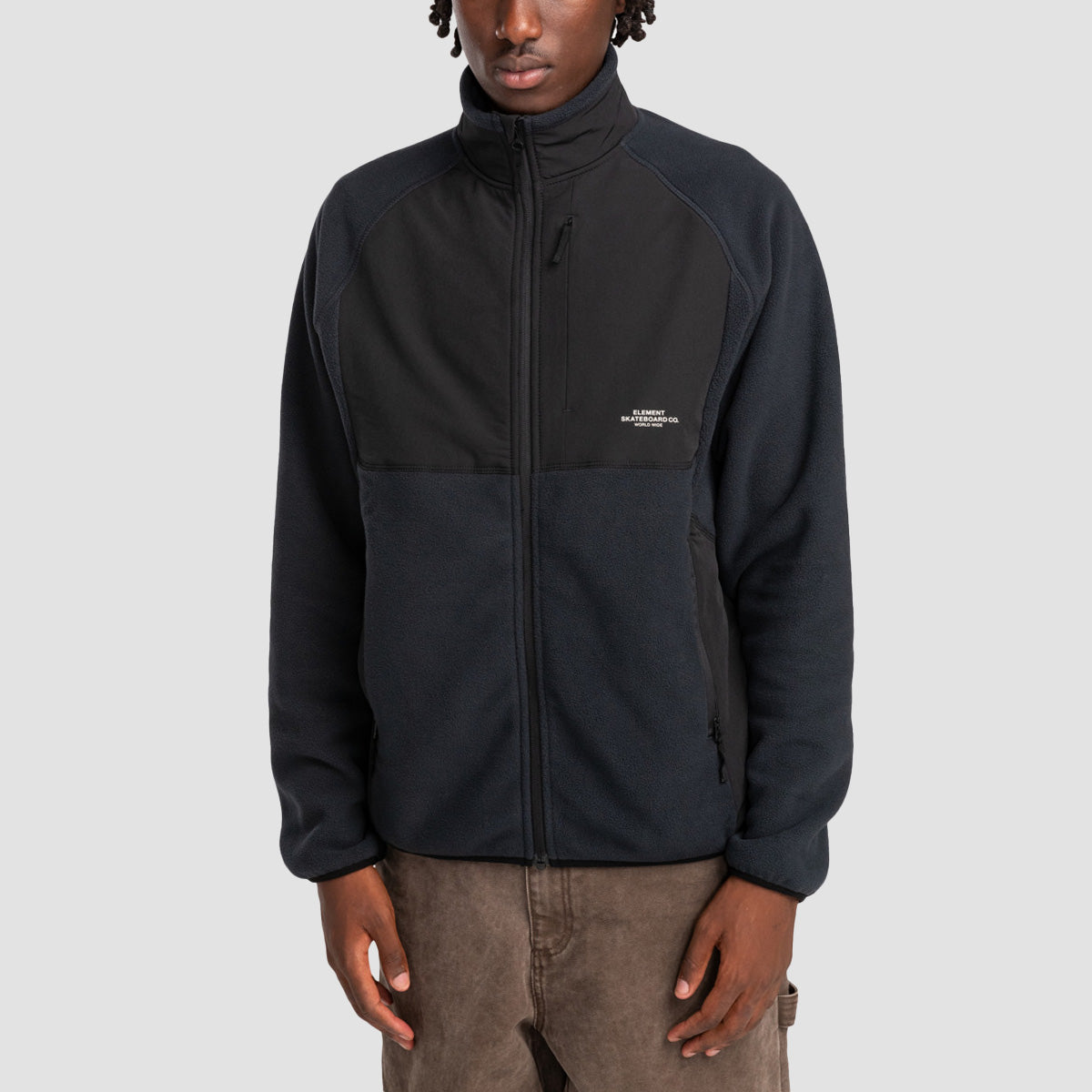 Element Classic Polar Fleece Jacket Flint Black