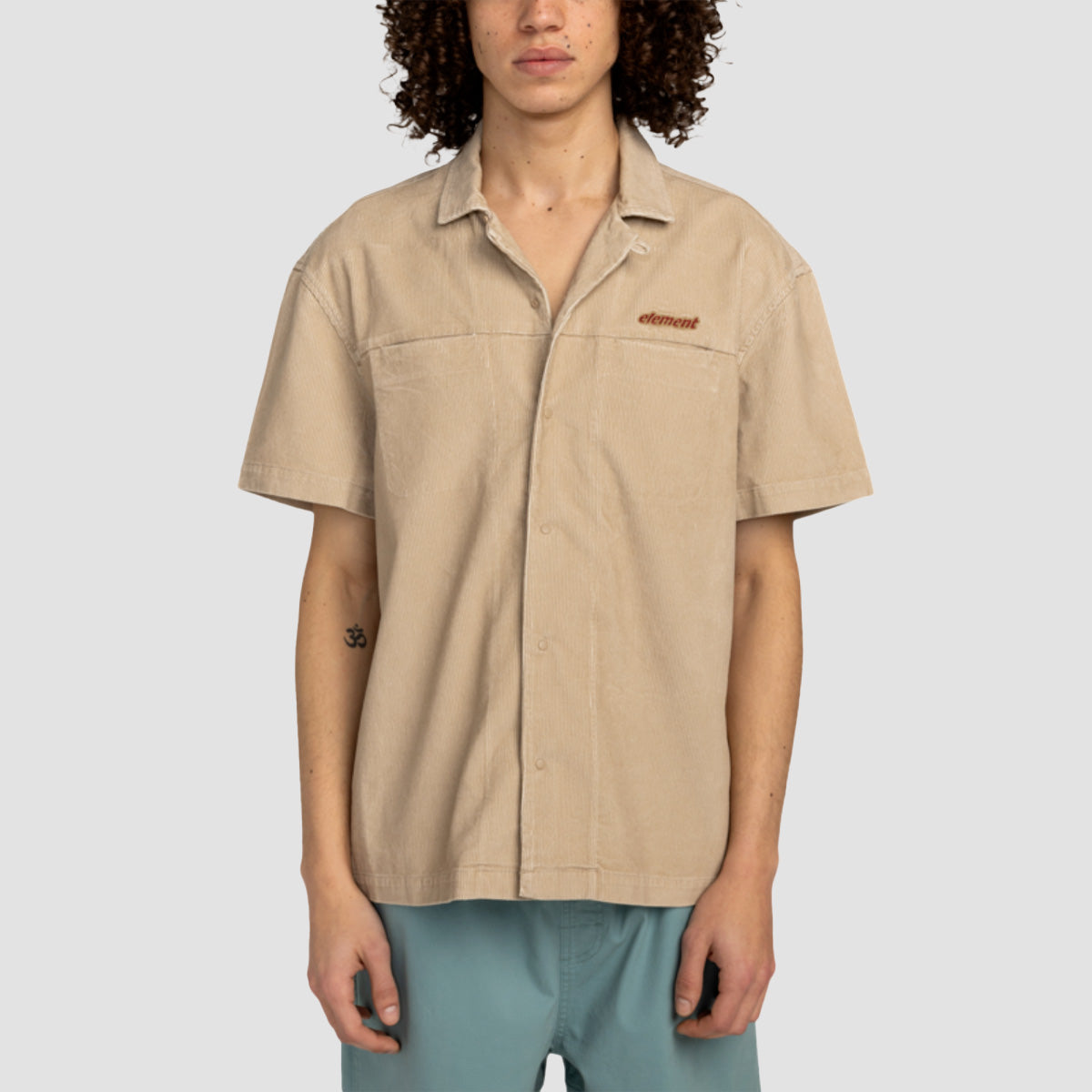 Element Coffe Break Short Sleeve Shirt Khaki