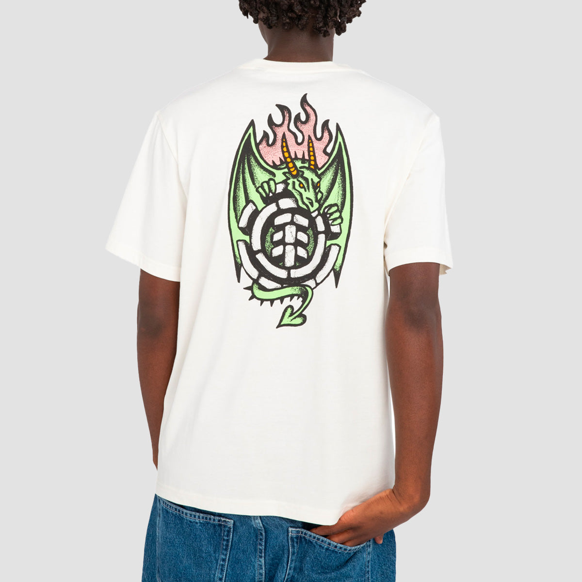 Element Dragon T-Shirt Egret