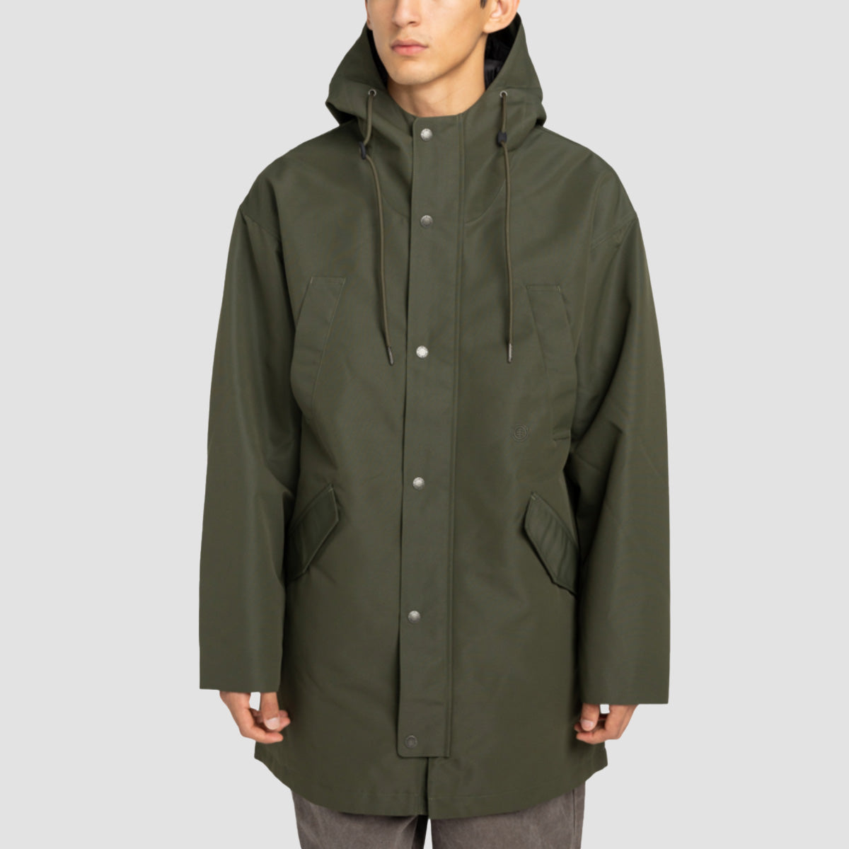 Element Fishtail Parka Jacket Forest Night