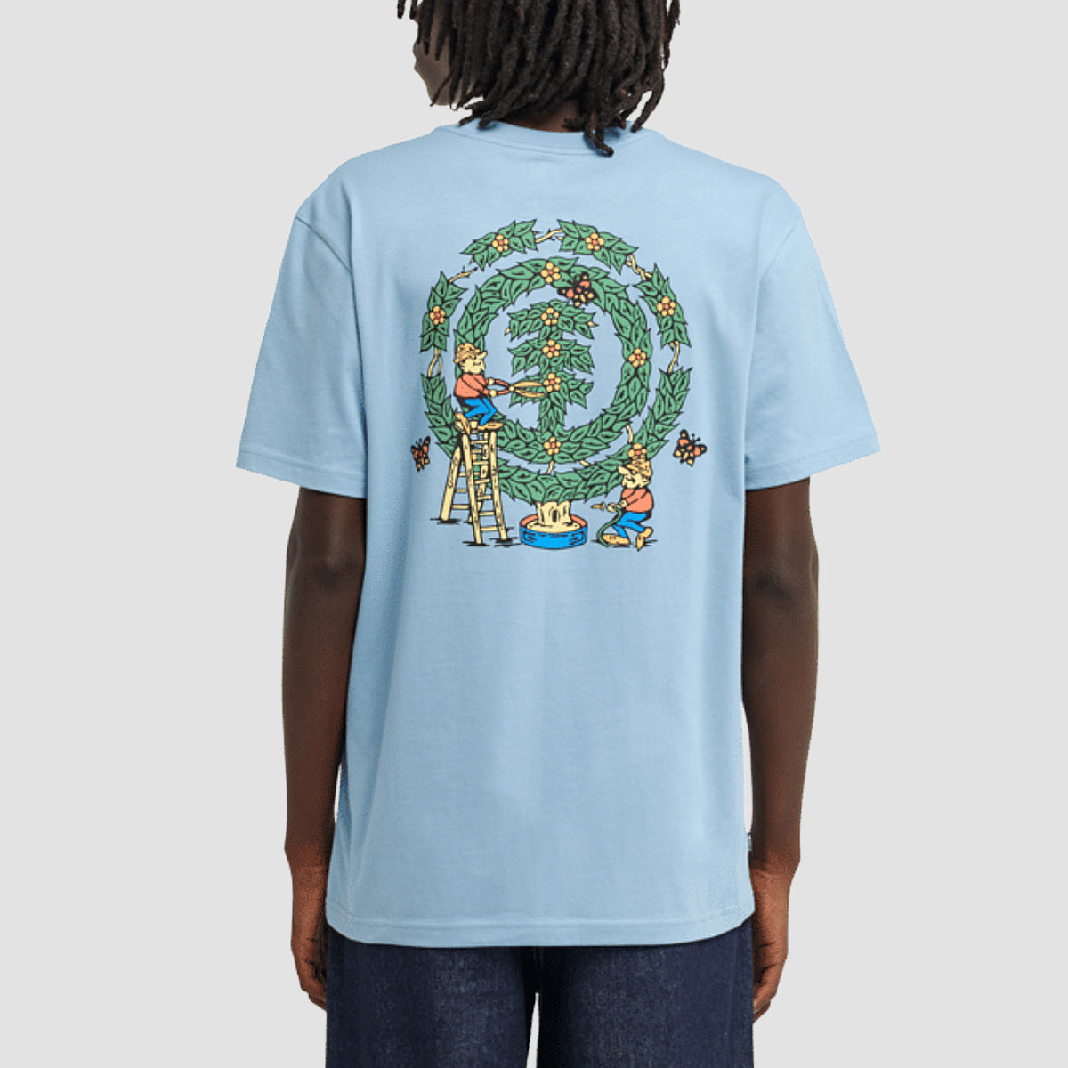 Element Gardening T-Shirt Faded Denim