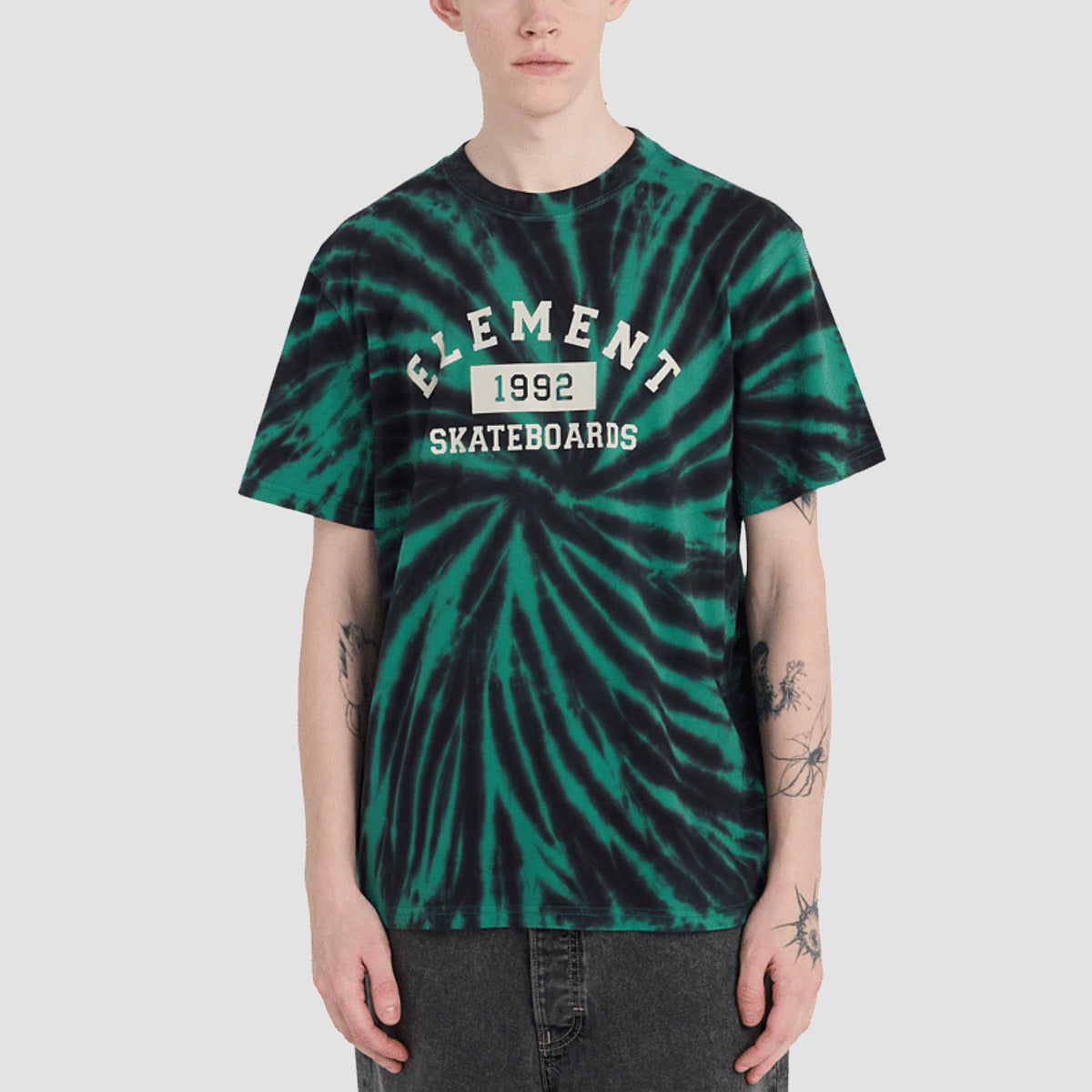 Element Home Team Tie Dye T-Shirt Fir