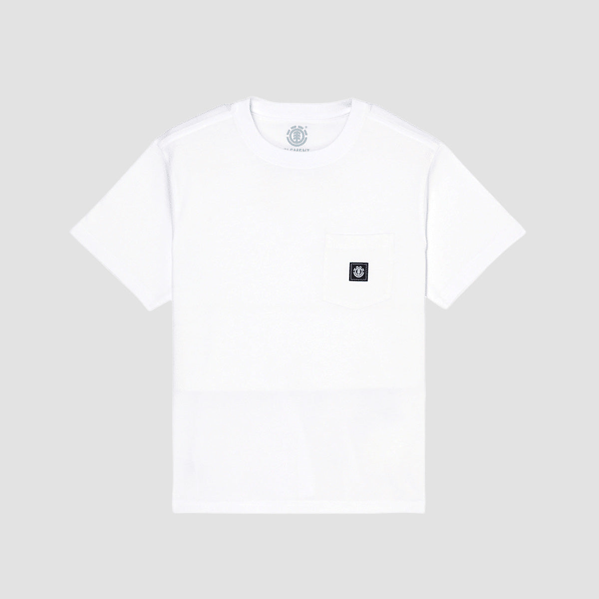 Element Icon Label Pocket T-Shirt Optic White - Kids