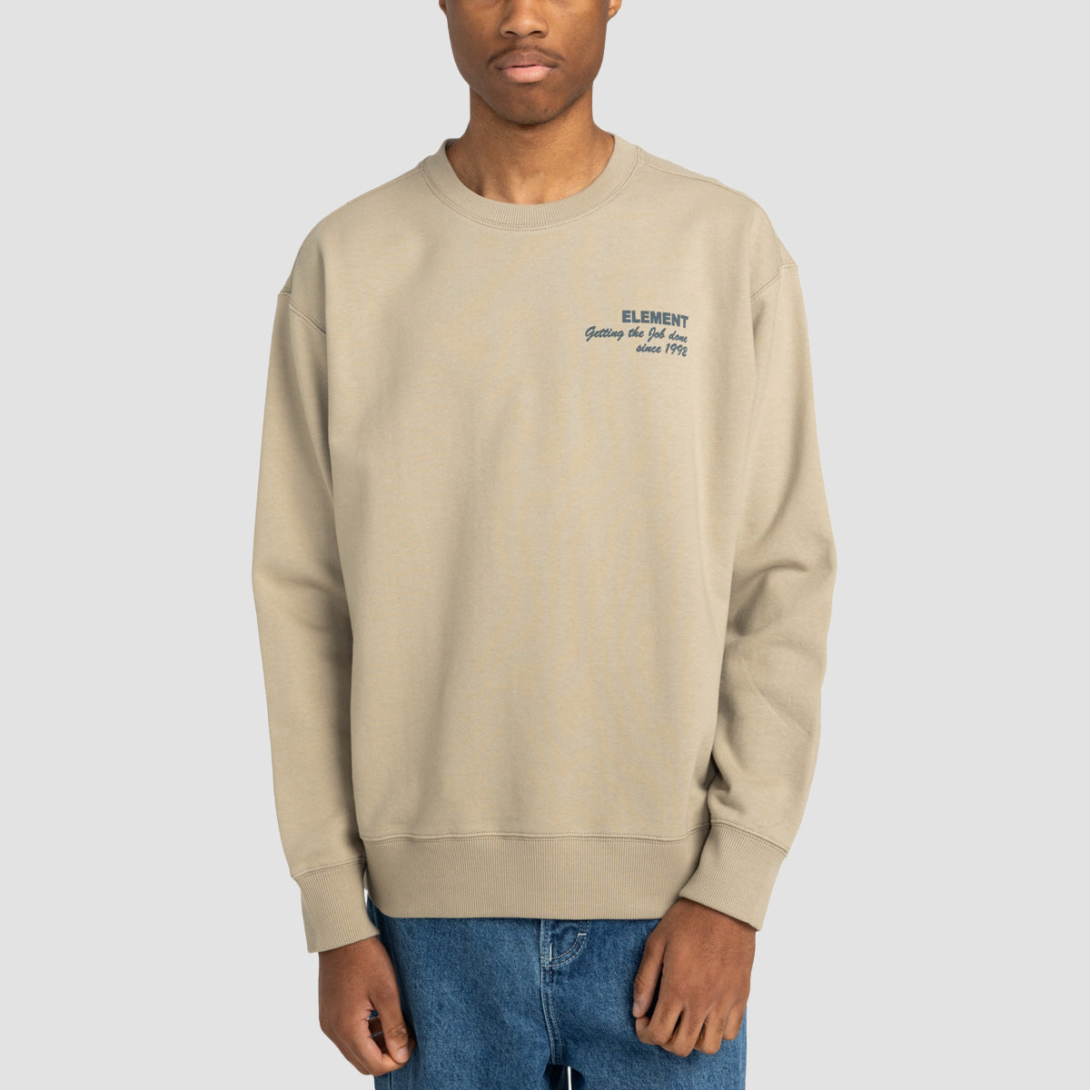 Element Job Done Crew Sweatshirt Aluminum