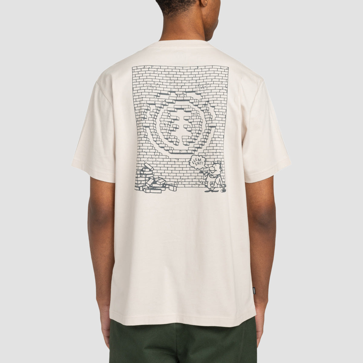 Element Job Done T-Shirt Oat Milk