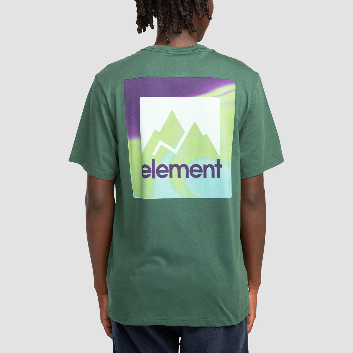 Element Joint Swirl T-Shirt Trekking Green