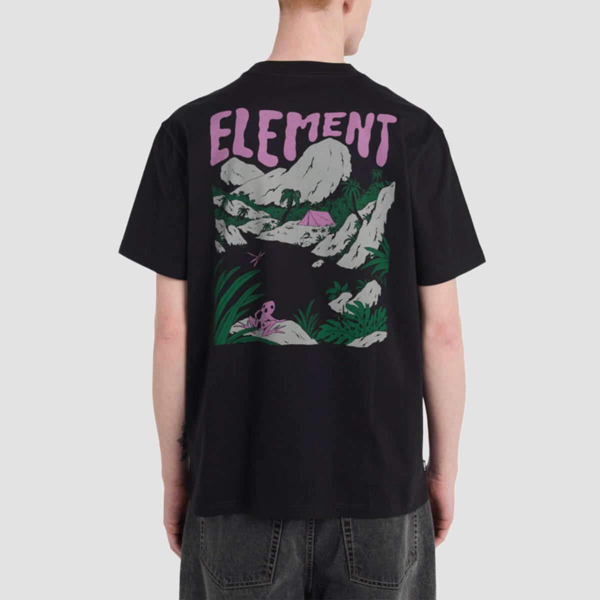 Element Lakeside T-Shirt Off Black
