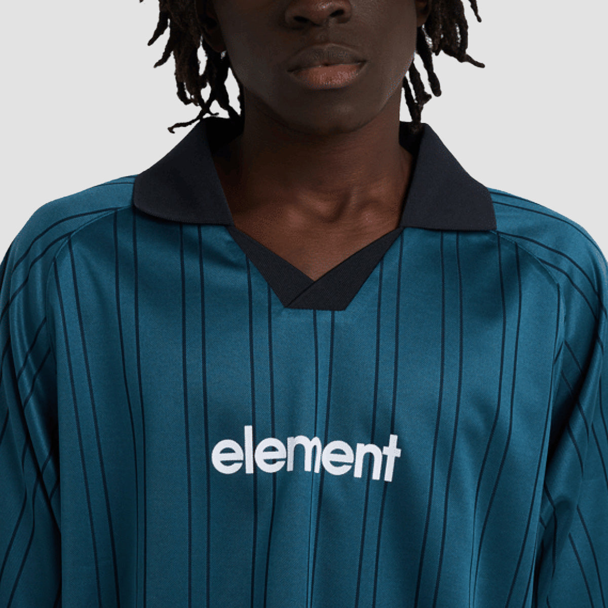 Element Lowcase Soccer T-Shirt Mallard Blue Stripes