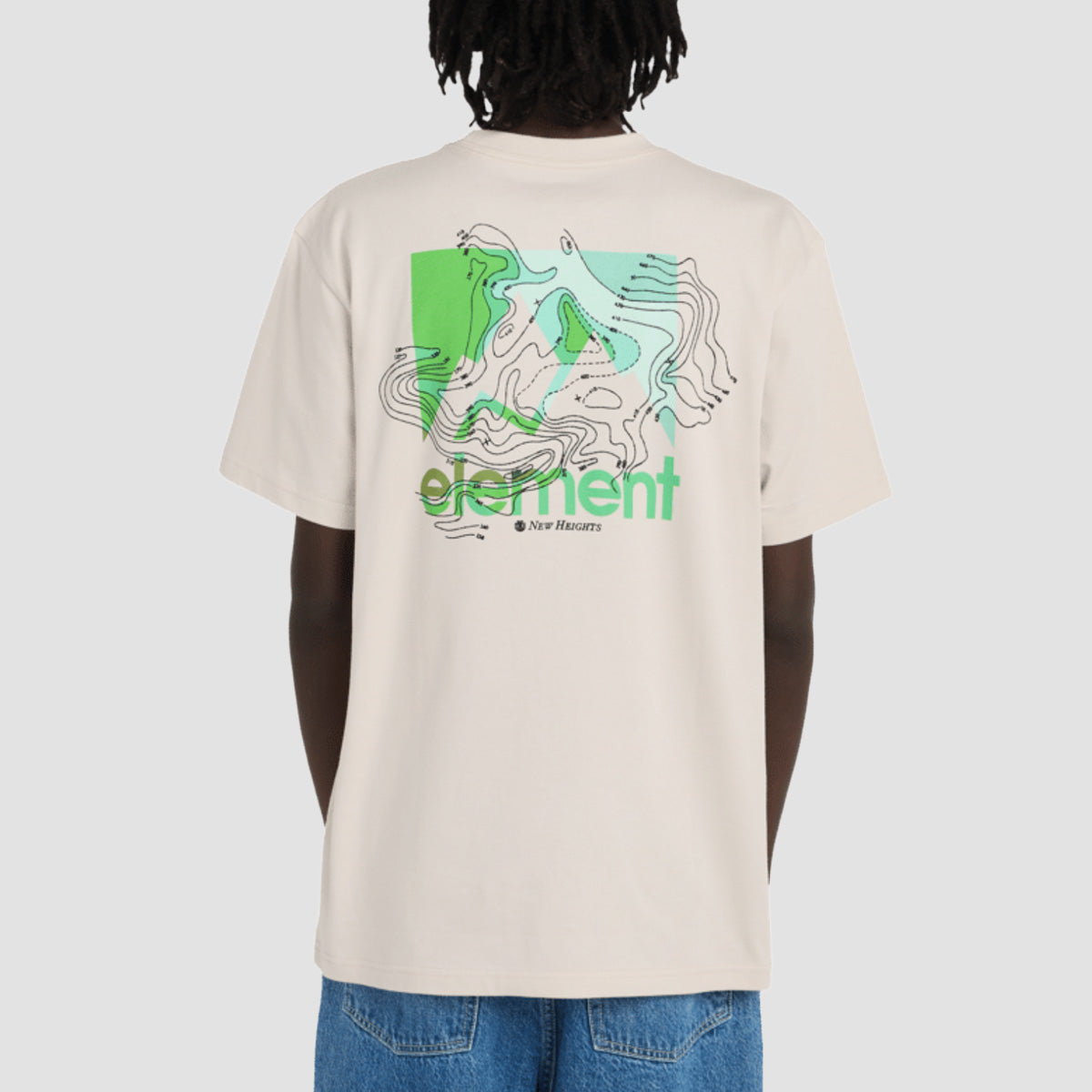 Element New Heights T-Shirt Oat Milk