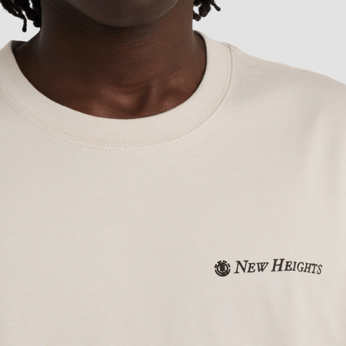 Element New Heights T-Shirt Oat Milk