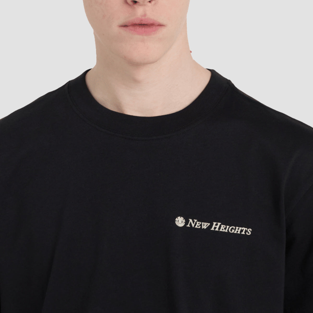 Element New Heights T-Shirt Off Black