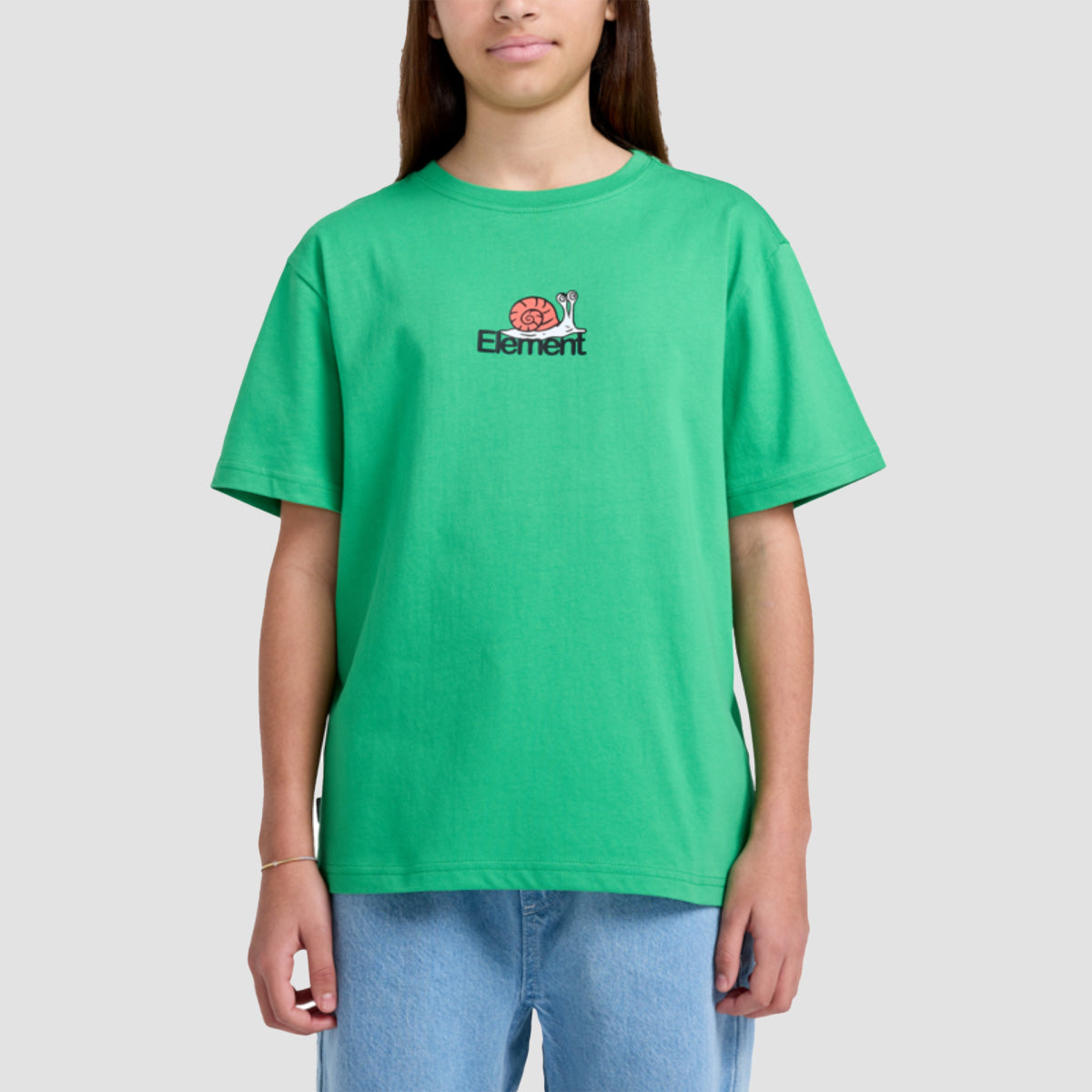 Element New World T-Shirt Kelly Green - Kids