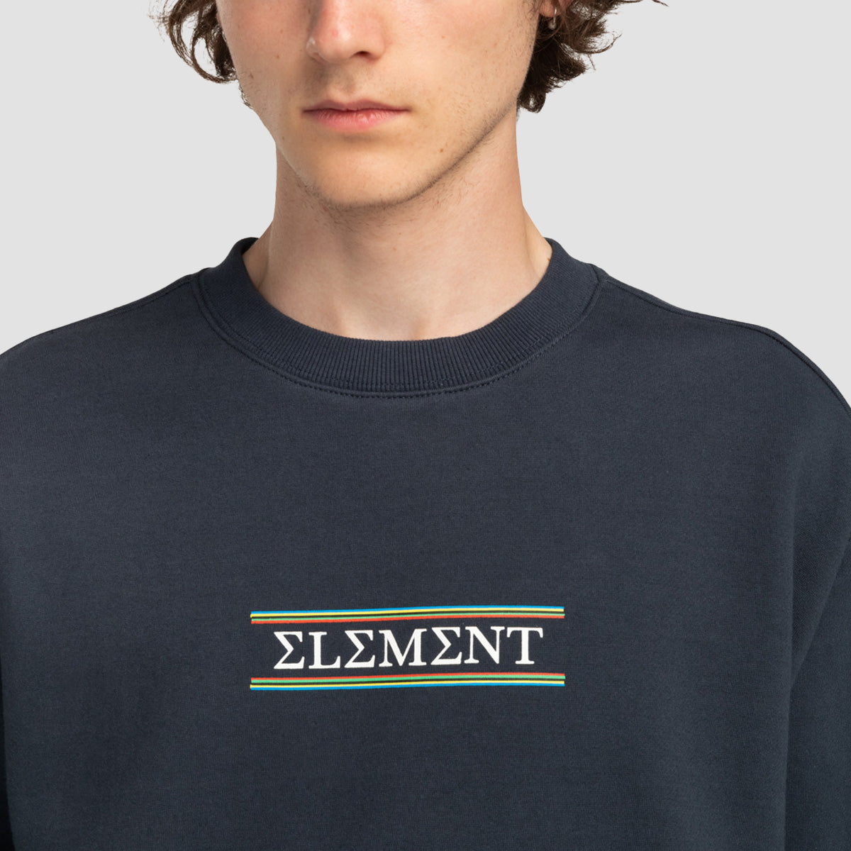 Element Olympics Crew Sweatshirt Blue Nights