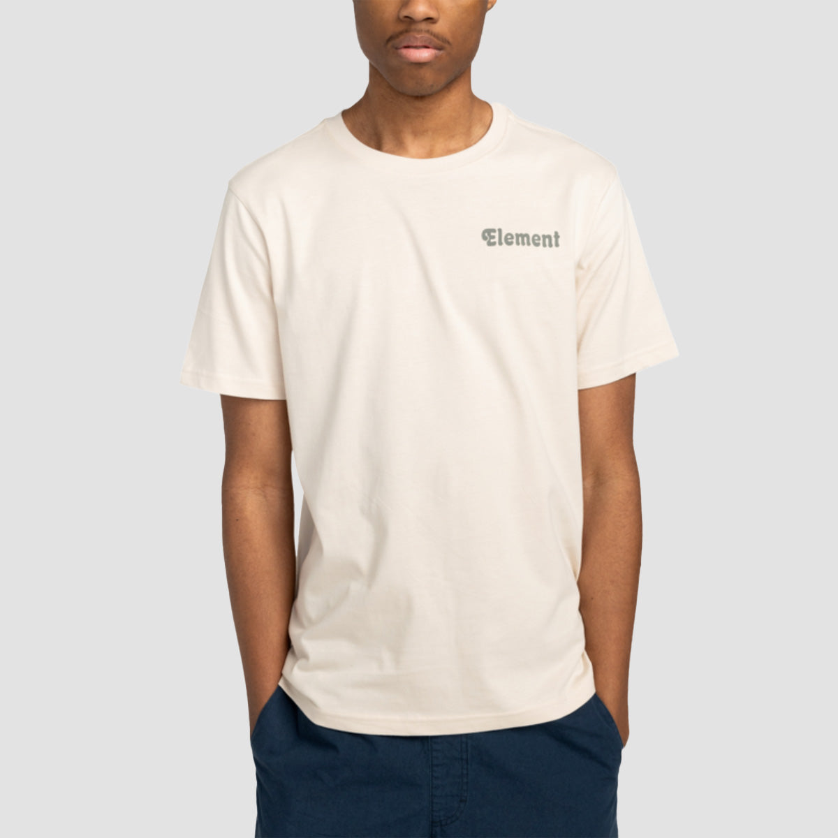 Element Post Nap T-Shirt Oat Milk