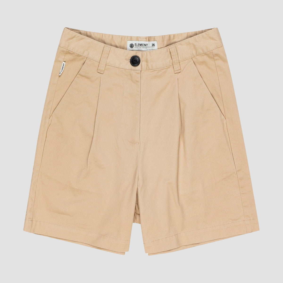 Element Scout Chino Shorts Oxford Tan - Womens