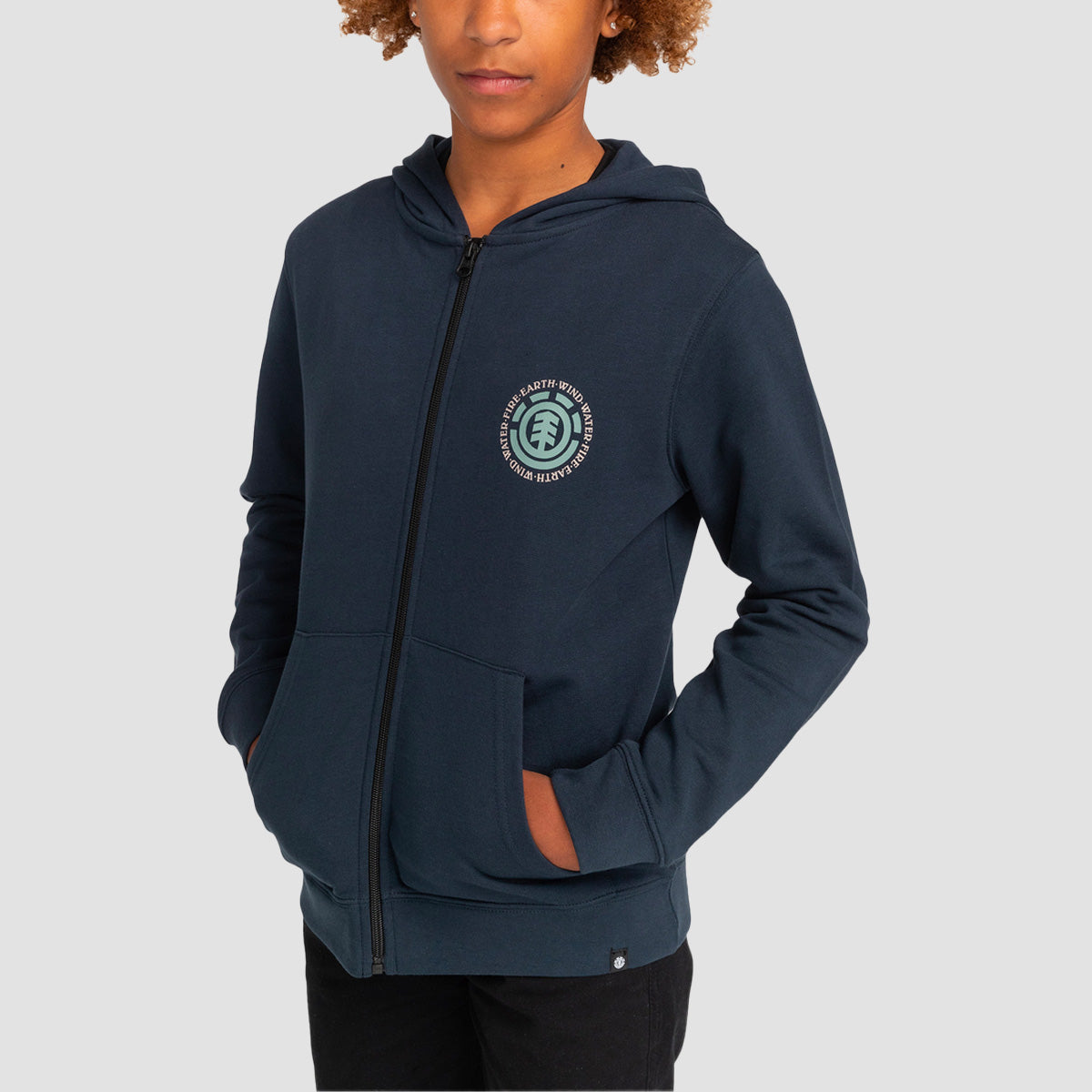 Element Seal Zip Hoodie Eclipse Navy - Kids