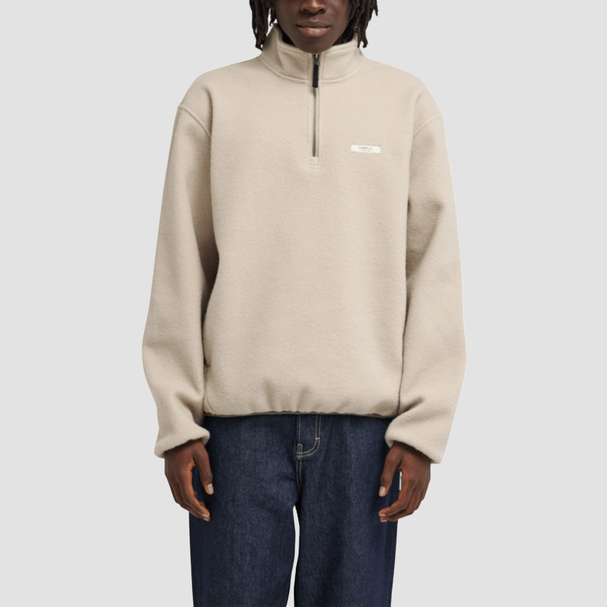 Element Sefton 1/4 Zip Fleece Jacket Oatmeal Heather