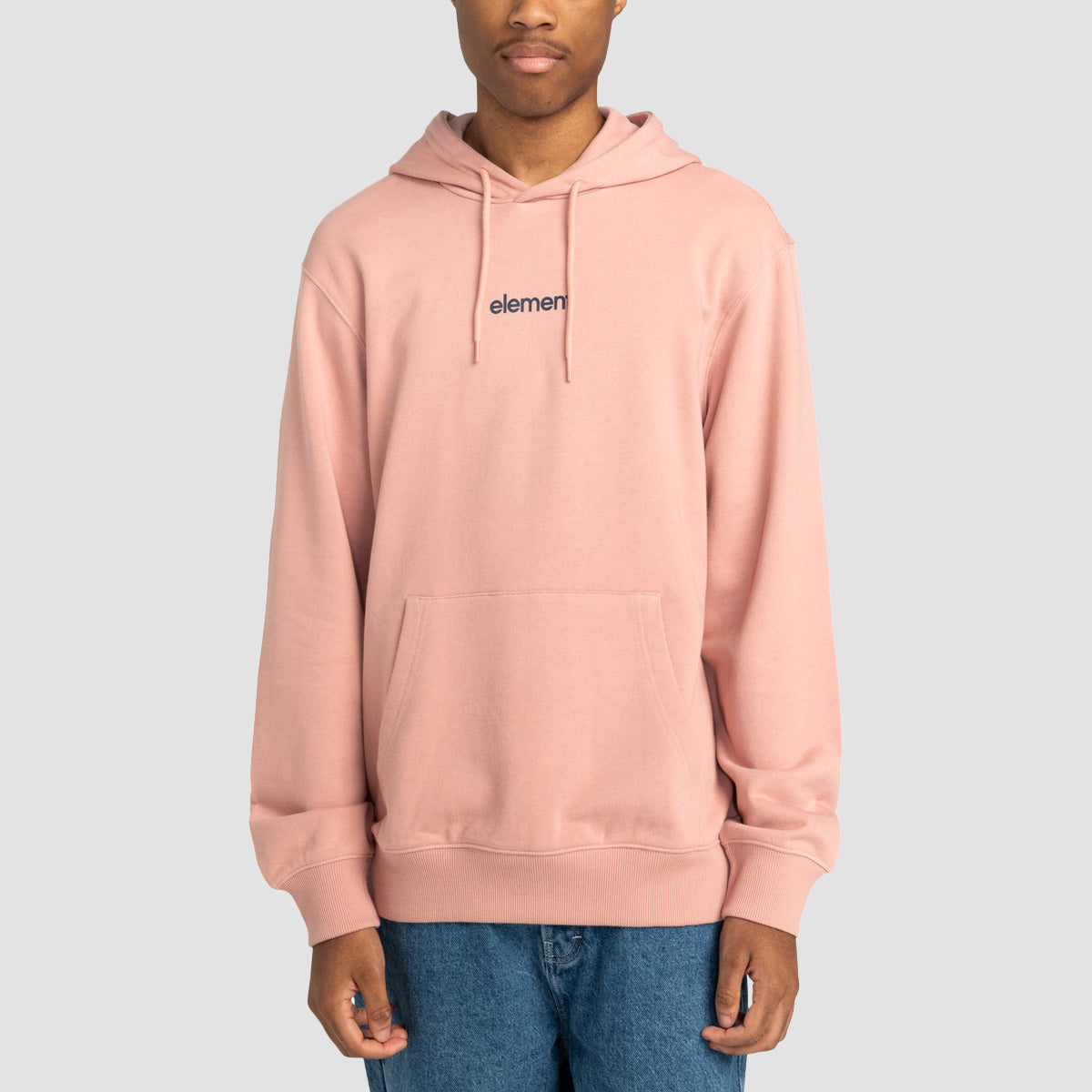 Element Simple Logo Pullover Hoodie Misty Rose