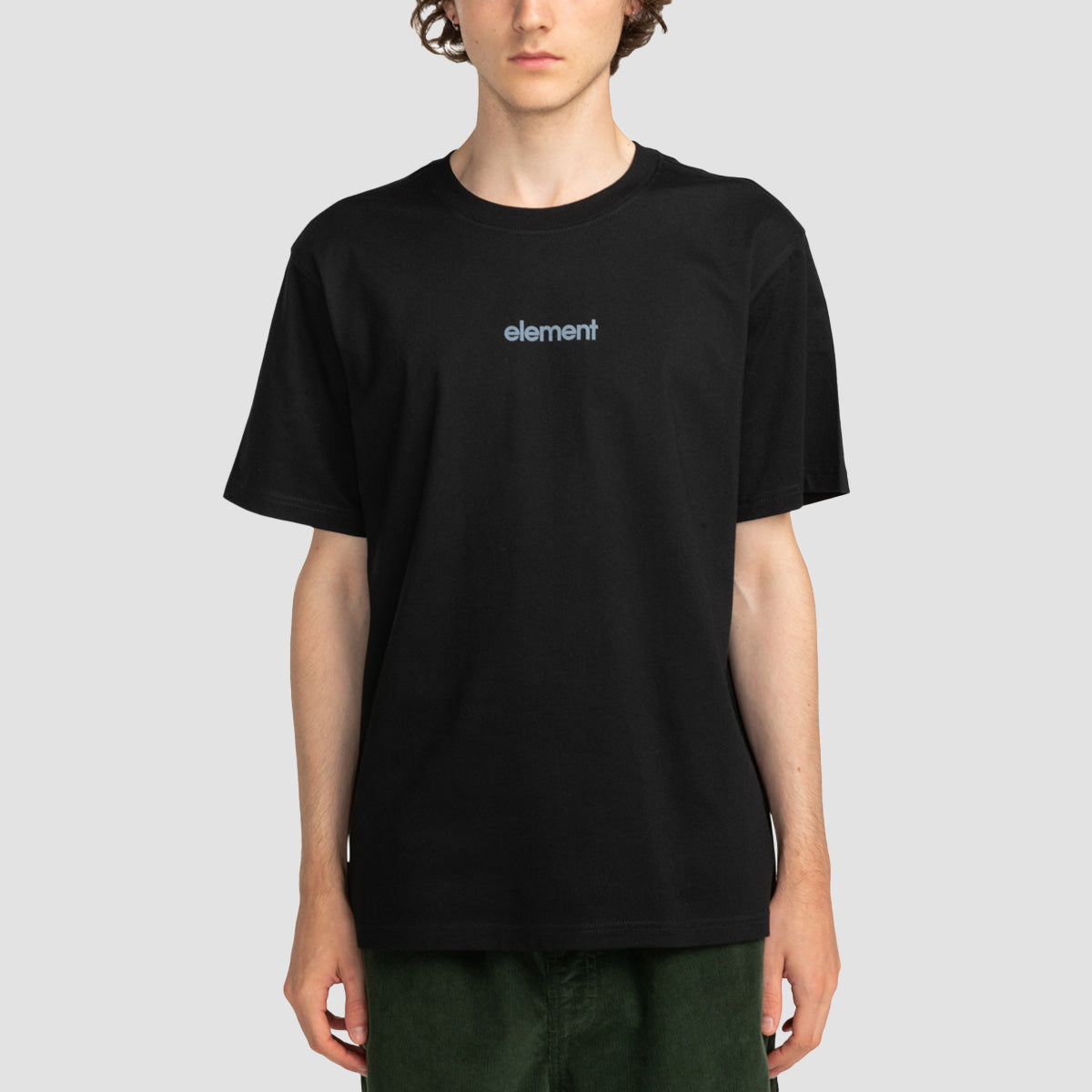 Element Simple Logo T-Shirt Flint Black