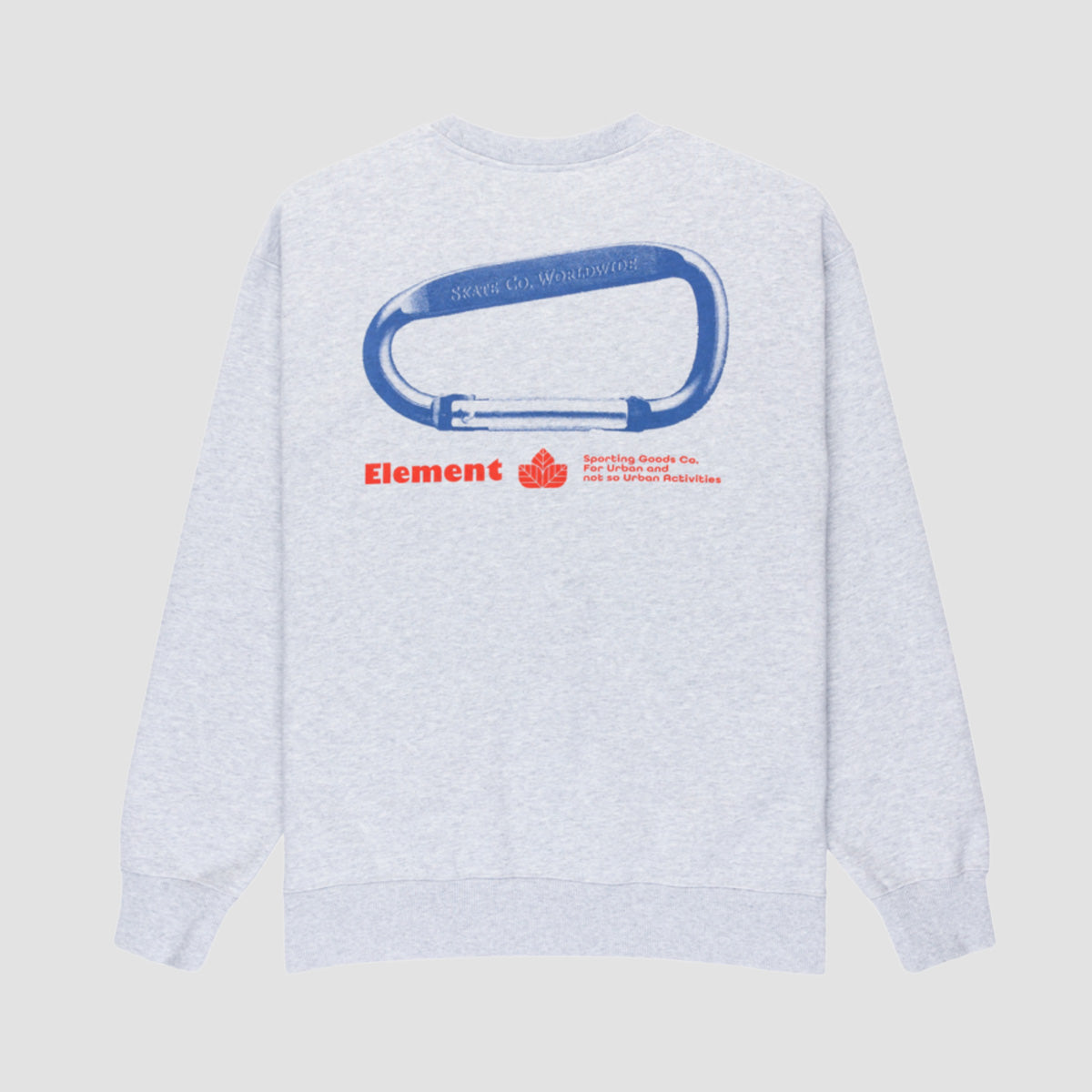 Element Sporting Crew Sweatshirt Mid Grey Heather