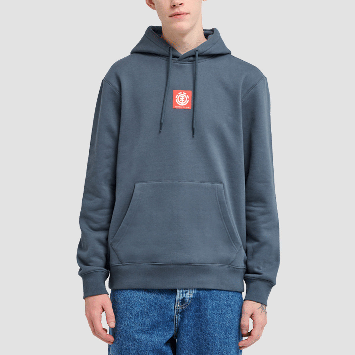 Element Square Pullover Hoodie Dark Slate